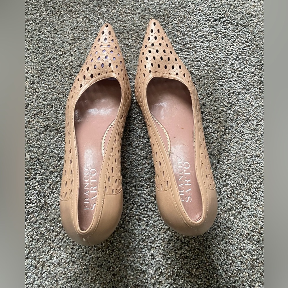 Franco Sarto Authentic short heels are a size 8.